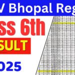 Navodaya Vidyalaya Bhopal Region Class 6 Result 2025